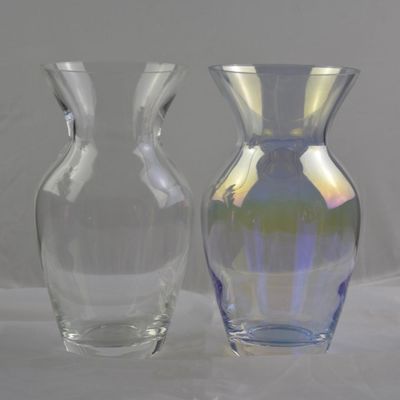 Customize Irridescent Decorative Glass Vase For Home