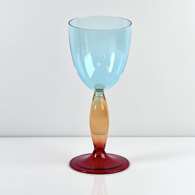 Ποιότητα Hand-Blown Gradient Color Borosilicate Wine Glasses, Multi-Color Artistic Stem Goblets for Wine, Cocktail, Home Bar & Party Decor εργοστάσιο