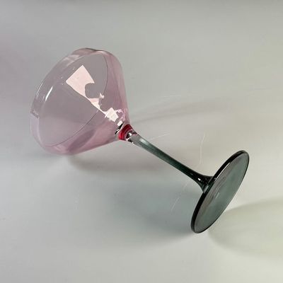 ποιότητας Χειροπέδες χρώμα κλίση ποτήρι κρασιού σετ υψηλής ποιότητας κρυστάλλινο ποτήρι κρασιού για δώρο για το ζιζανιοποίηση εργοστάσιο