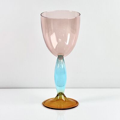 Ποιότητα Hand-Blown Gradient Color Borosilicate Wine Glasses, Multi-Color Artistic Stem Goblets for Wine, Cocktail, Home Bar & Party Decor εργοστάσιο