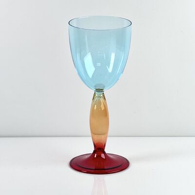 Ποιότητα Hand-Blown Gradient Color Borosilicate Wine Glasses, Multi-Color Artistic Stem Goblets for Wine, Cocktail, Home Bar & Party Decor εργοστάσιο