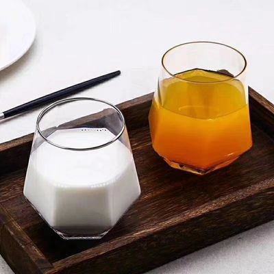 ποιότητας Διαμαντένιο Γεωμετρικό Χρυσό Πέρασμα Κρυστάλλινα γυάλινα καφέ, γυάλινα ποτήρια εργοστάσιο