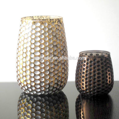 ποιότητας 3 Μεγέθους Ασημένιο χρώμα σχήμα αυγού Κεραμίδια γυαλιού εργοστάσιο