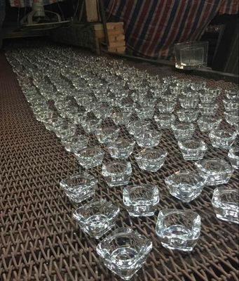 ποιότητας Μίνι μέγεθος Sqaure γυάλινο Votive κερατοφύλακες για Tealight εργοστάσιο