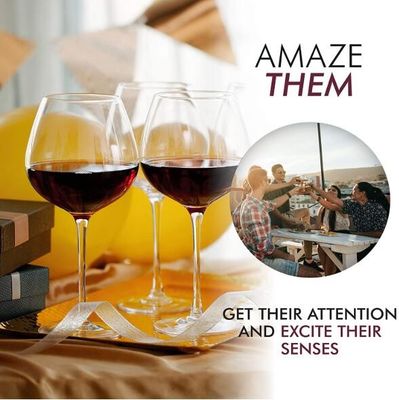 ποιότητας Μοντόφουστος Μεγάλο μέγεθος 750 ml Κρυστάλλινα ποτήρια κρασιού, Κρυστάλλινα ποτήρια κόκκινου κρασιού εργοστάσιο