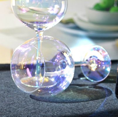 ποιότητας Γίγαντα ουράνιο τόξο χρώμα μπαλόνι σχήμα 23 Oz Κρυστάλλινα ποτήρια κρασιού εργοστάσιο