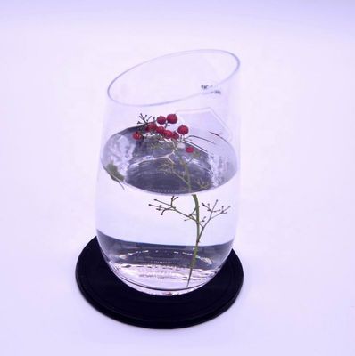 ποιότητας Κρυστάλλινο ποτήρι κρασιού με γωνιακή κορυφή εργοστάσιο