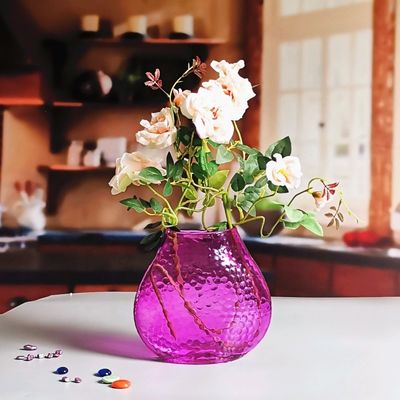 ποιότητας Οικιακή διακόσμηση 8 ιντσών Vintage ροζ βάζο με στυλ ψαριών εργοστάσιο