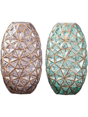 ποιότητας Δημιουργικό χειρογραφικό διακοσμητικό γυάλινο βάζο για γάμο εργοστάσιο