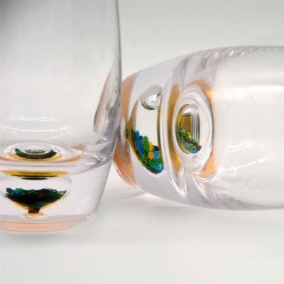 ποιότητας Κρυστάλλινα ποτήρια ουίσκι με βαρύ πάτωμα εργοστάσιο