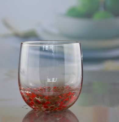 ποιότητας Χρυσό πέτρα κάτω ποτήρι SGS 300 ml χειροποίητο ποτήρι ουίσκι εργοστάσιο