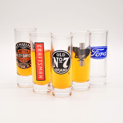 ποιότητας Προώθηση 2oz Shot Glass με λογότυπο Μοναδικό Shot Glass εργοστάσιο