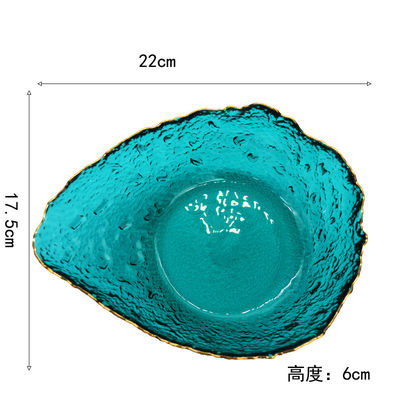 ποιότητας Πλάκες φόρτισης από δημιουργικό χρωματιστό γυαλί με ακανόνιστο σχήμα εργοστάσιο