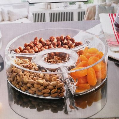 ποιότητας Χειροποίητο πιάτο φρούτων γυαλιού εργοστάσιο