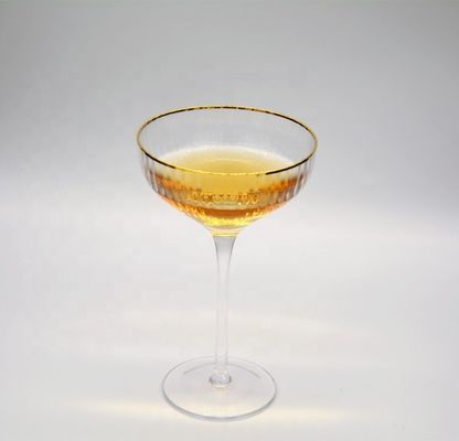 ποιότητας Προσαρμόστε Χρυσό Πέρασμα Οπτικές Λωρίδες Κρυστάλλινα Γυαλιά Cocktail εργοστάσιο