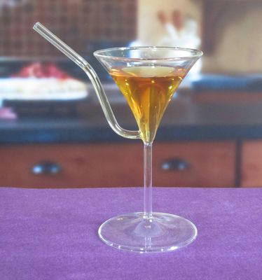 ποιότητας Βόροσιλικωτά βίντεζ κοκτέιλ ποτήρια με άχυρα εργοστάσιο