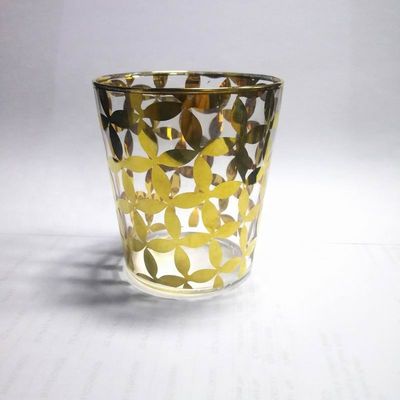 ποιότητας Χρυσή εκτύπωση High End Stemless Wine Glass Tumbler, Κρυστάλλινα Highball Glass εργοστάσιο