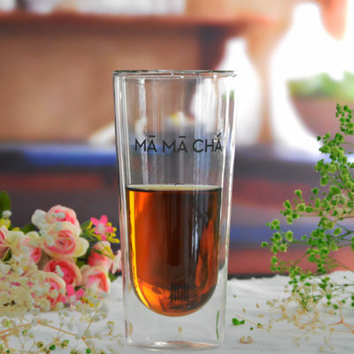 ποιότητας Δύο τοίχοι ανθεκτικό στη θερμότητα στρογγυλό ψηλό γυαλί εργοστάσιο