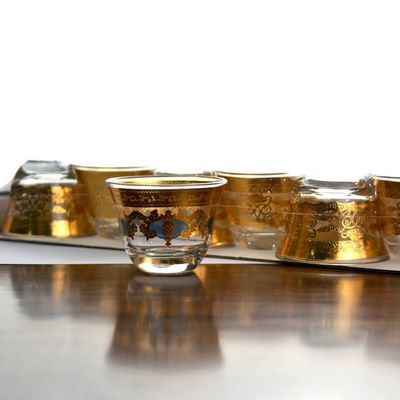 ποιότητας Υψηλής ποιότητας πολυτελή χρυσάφι Decal διακοσμημένο Tumbler ποτήρια εργοστάσιο