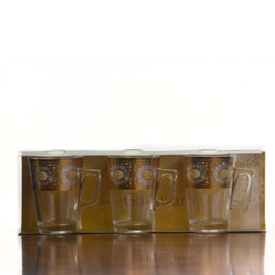 ποιότητας Χρυσά διακοσμημένα χρυσαφένια ποτήρια εργοστάσιο