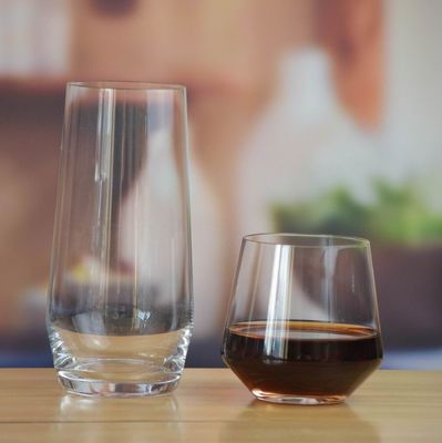 ποιότητας Χωρίς στύλο 20 ουγκιές γυάλινο καφέ για παγωμένο τσάι εργοστάσιο