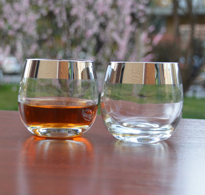 ποιότητας Ασημένια πλάτη Ιόνιο πλασμένο πλατίνιο Tumbler ποτήρια εργοστάσιο