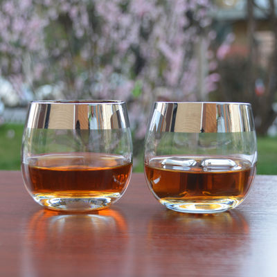 ποιότητας Ασημένια πλάτη Ιόνιο πλασμένο πλατίνιο Tumbler ποτήρια εργοστάσιο