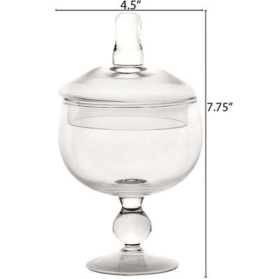 ποιότητας Πολλαπλό σύνολο από 3 διαυγές γυάλινα βάζα για την κουζίνα εργοστάσιο