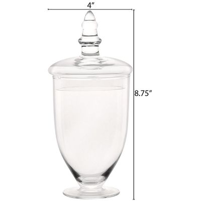 ποιότητας Πολλαπλό σύνολο από 3 διαυγές γυάλινα βάζα για την κουζίνα εργοστάσιο