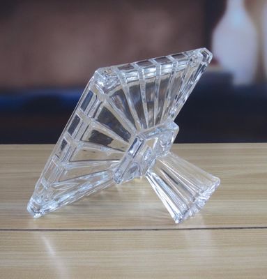 ποιότητας Τετράγωνες οπτικές λωρίδες γυάλινα δοχεία αποθήκευσης για γλυκά εργοστάσιο