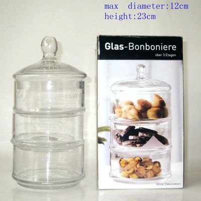 ποιότητας Χειροβολημένα 3 στρώματα στοιβάσιμα δοχεία αποθήκευσης με καπάκια εργοστάσιο