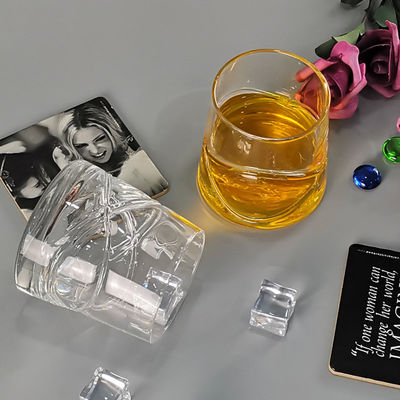 ποιότητας Ενσωματωμένο σχέδιο τόξου χειροποίητο ποτήρι ουίσκι εργοστάσιο