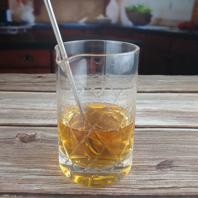 ποιότητας 550 ml Κρυστάλλινο Χωρίς Σύνδεση Κοκτέιλ Μείγμα Γυαλί Με Χειροκόπηση εργοστάσιο