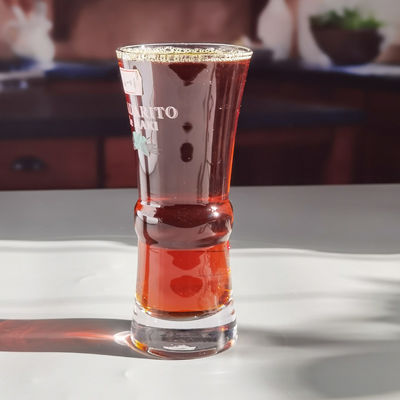 ποιότητας Κοκτέιλ Highball Πίνοντας Κρυστάλλινα Γυαλιά με χρωματικό λογότυπο εργοστάσιο